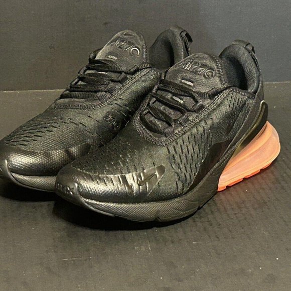 Nike Men\'s Air Max 270 Black Hot Punch AH8050-010 Sz 6 - EXCELLENT/RARE! main image 4